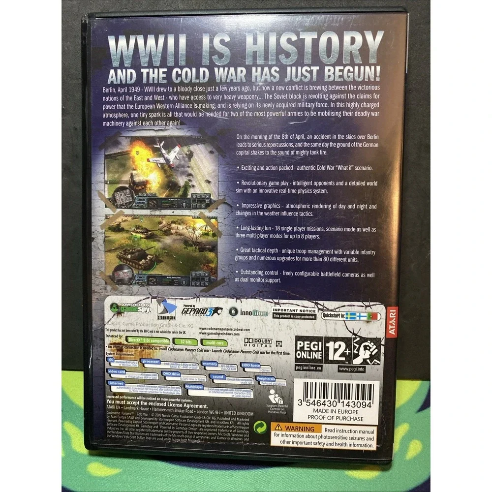 Codename: Panzers - Cold War PC CIB